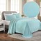 3 Piece Cotton Paisley Bedspread Set Matelassé Coverlet with Raised Jacquard Pattern and Coordinated Shams